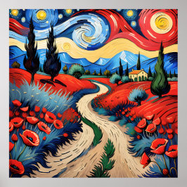 Eine schöne Wiese Poster