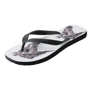 Eine Schönheitskarte für Pferde Flip Flops