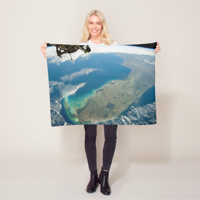 Eine schräge Florida an der Südostküste Fleecedecke (Beispiel)