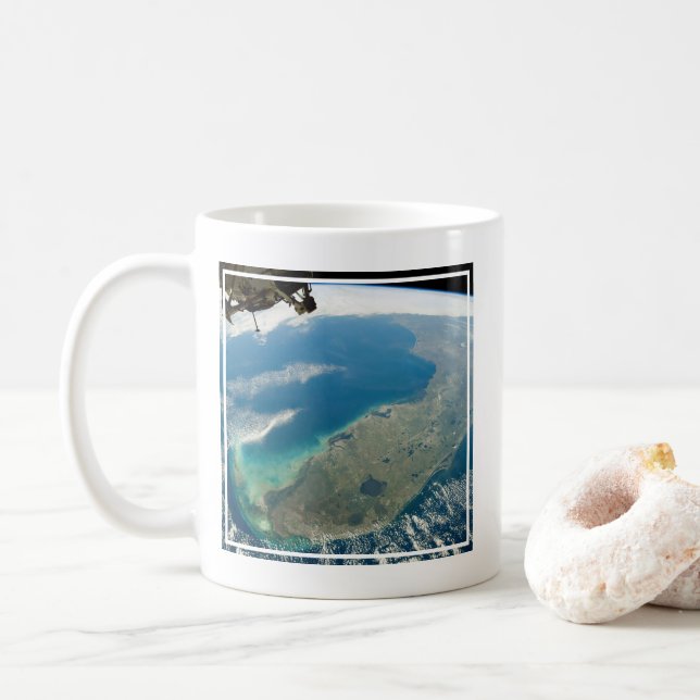 Eine schräge Florida an der Südostküste Kaffeetasse (Mit Donut)