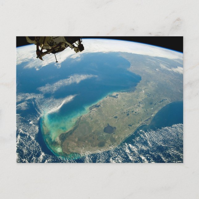 Eine schräge Florida an der Südostküste Postkarte (Vorderseite)