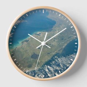 Eine schräge Florida an der Südostküste Uhr