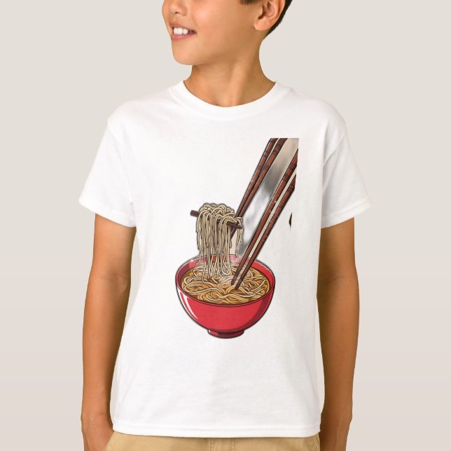 Eine Schüssel mit Dampframen T-Shirt (Vorderseite)