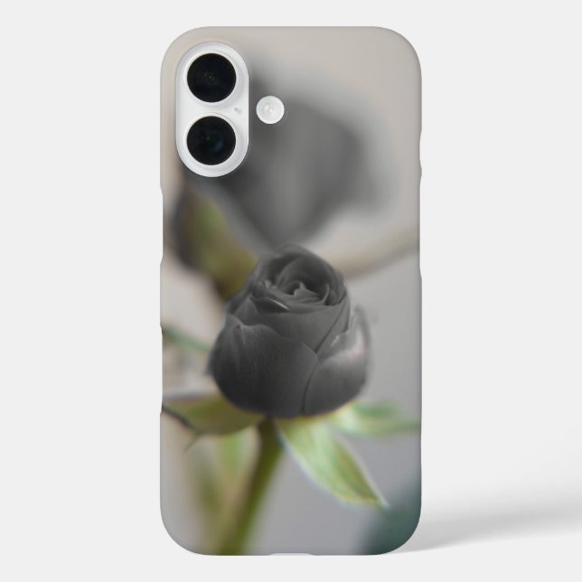 Eine schwarze Rose für deinen Liebsten Case-Mate iPhone Hülle (Rückseite)