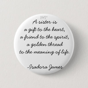 Eine Schwester Button