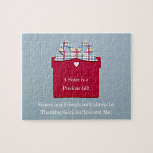 Eine Schwester ist ein Wertvolles Geschenk Puzzle
