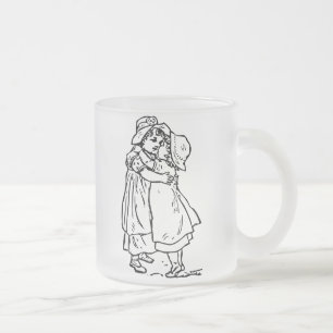 Eine Schwester ist eine Freundin für immer Frosted Mattglastasse