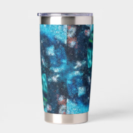 Eine Science-Fiction-Ansicht eines geheimnisvollen Thermobecher