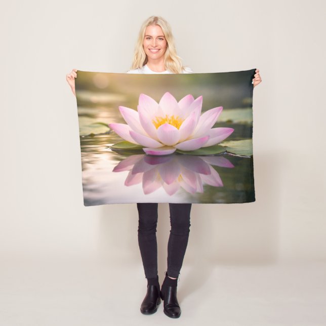 Eine Seerose Fleecedecke (Beispiel)