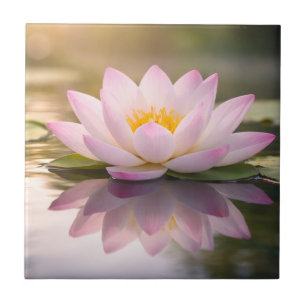Eine Seerose Fliese