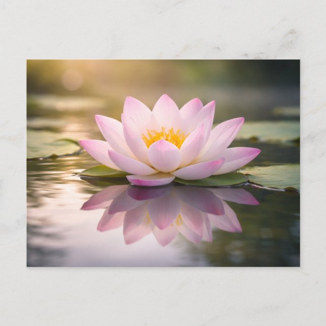 Eine Seerose Postkarte (Vorderseite)