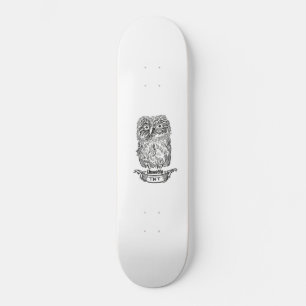 eine sehr coole Eule Skateboard