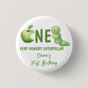 Eine sehr hungrige Raupe zum ersten Geburtstag fei Button
