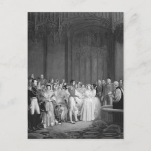 Eine sehr Viktorianische Hochzeit Postkarte