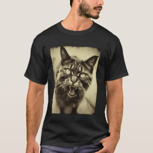Eine sehr wütende Katze für Katzenliebhaber Lustig T-Shirt