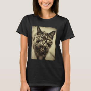 Eine sehr wütende Katze für Katzenliebhaber Lustig T-Shirt