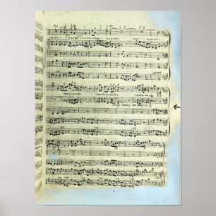 Eine Seite aus einer der beiden einzigen Kopien Poster