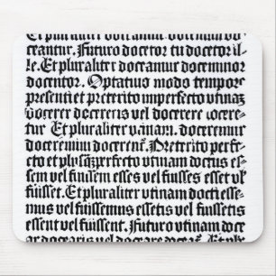 Eine Seite des 'Grammaire Latine Mousepad