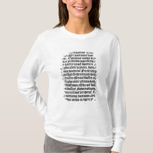 Eine Seite des 'Grammaire Latine T-Shirt