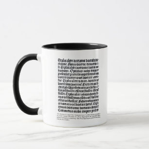 Eine Seite des 'Grammaire Latine Tasse