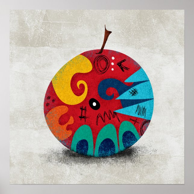 Eine seltsame Apple Poster Wall Art (Vorne)