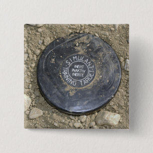Eine simulierte Landmine Button