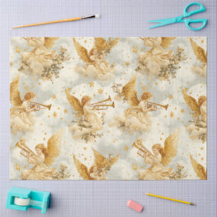 Eine singende Engelschor-Serie Design #10 Seidenpapier