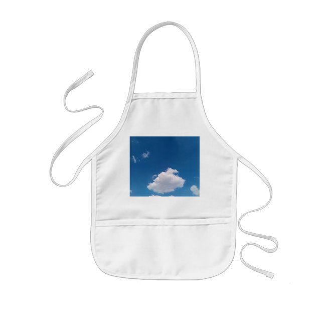 Eine Single-Wolke Kinderschürze (Vorne)
