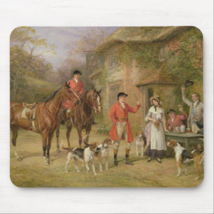 Eine Sitzung an den drei Tauben Mousepad