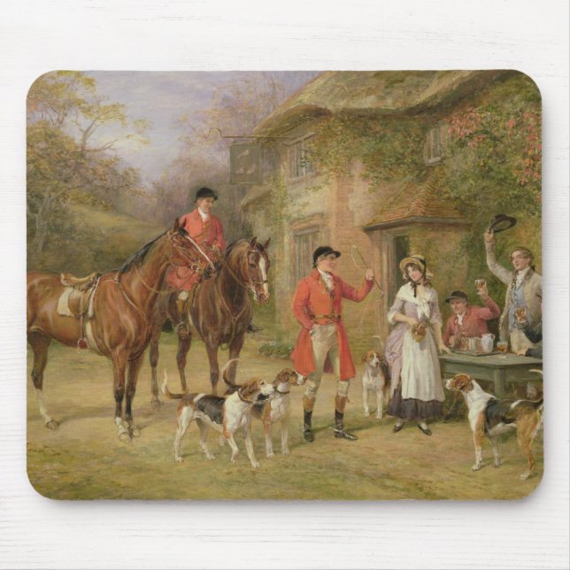 Eine Sitzung an den drei Tauben Mousepad (Vorne)