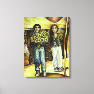 Eine Sixtinische HerausforderungI Phase einer ChaI Leinwanddruck