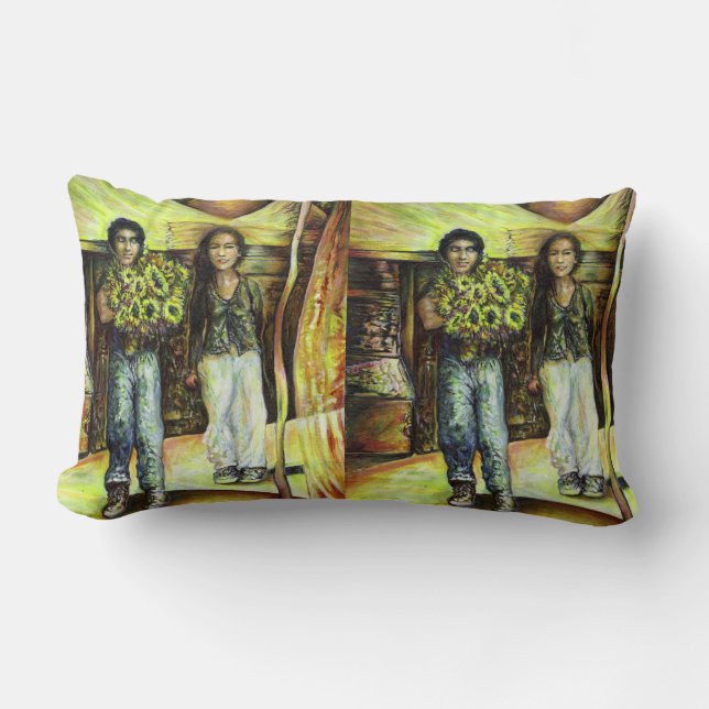 Eine Sixtinische HerausforderungI Phase einer ChaI Lendenkissen (Vorderseite)