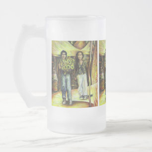 Eine Sixtinische HerausforderungI Phase einer ChaI Mattglas Bierglas