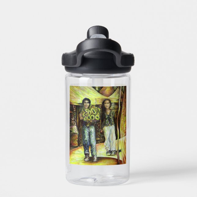 Eine Sixtinische HerausforderungI Phase einer ChaI Trinkflasche (Rückseite)