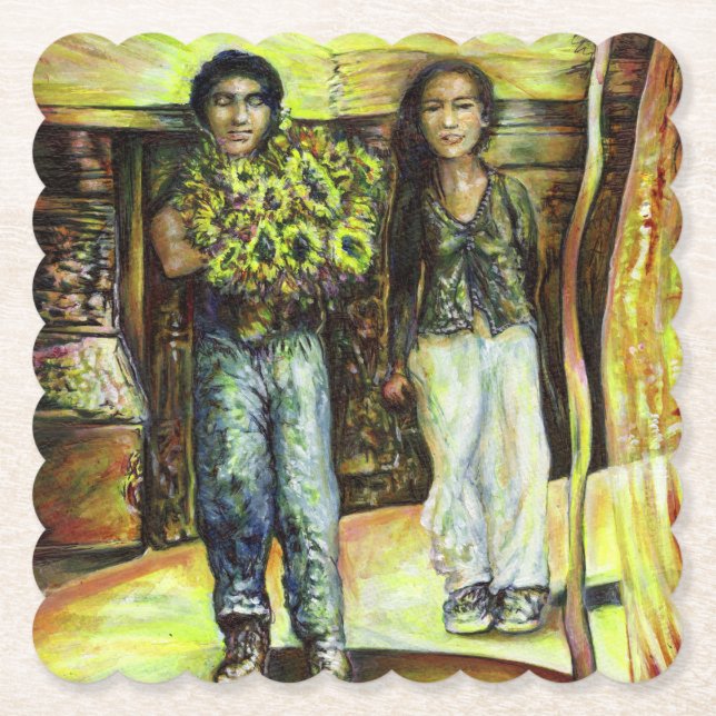 Eine Sixtinische HerausforderungI Phase einer ChaI Untersetzer (Vorderseite)