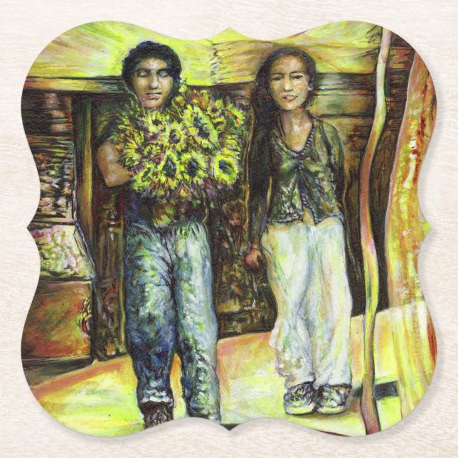 Eine Sixtinische HerausforderungI Phase einer ChaI Untersetzer (Vorderseite)