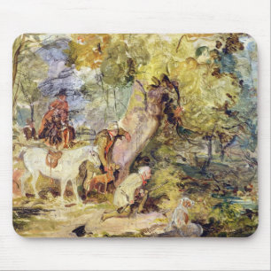 Eine Skizze für "die Förster, die Rotwild" Mousepad