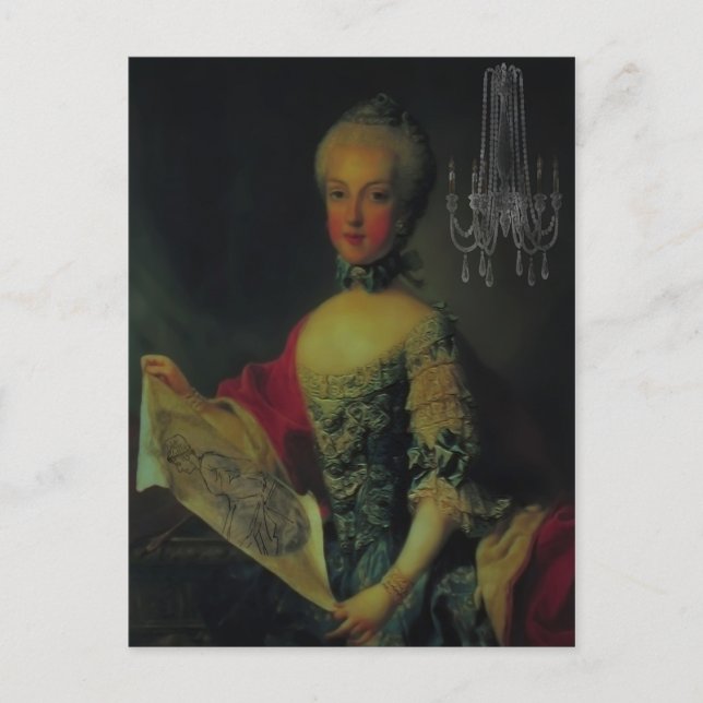 Eine Skizze ihres Schicksals ~ Postkarte / Einladu (Vorderseite)