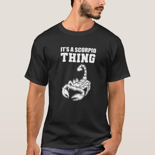 Eine Skorpioperson T-Shirt (Vorderseite)