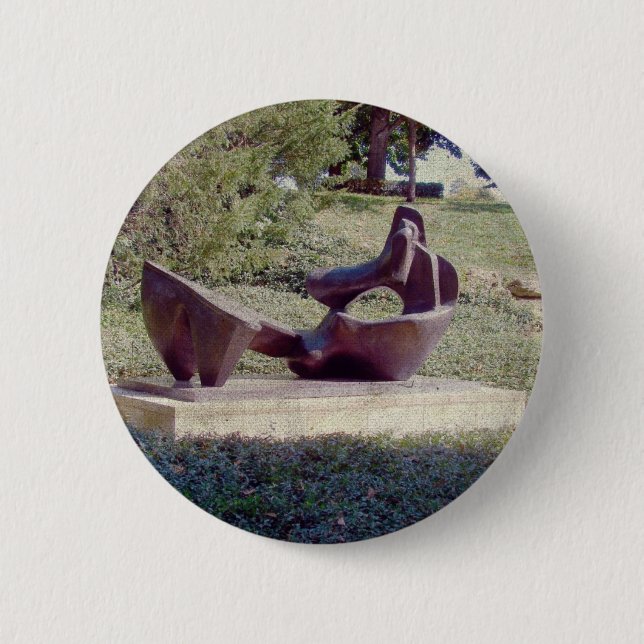 Eine Skulptur in Kansas City Button (Vorderseite)
