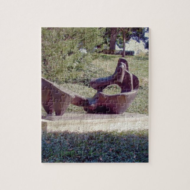 Eine Skulptur in Kansas City Puzzle (Vertikal)