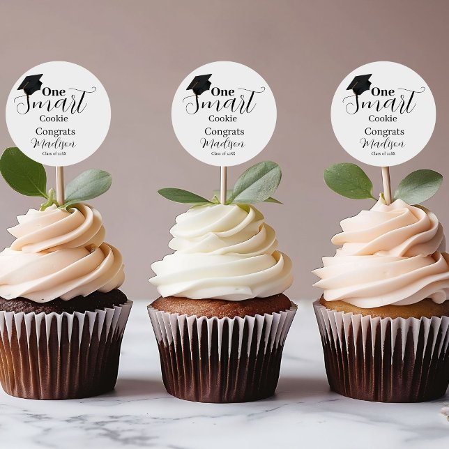 Eine Smart-Cookie-Abschlussfeier Runder Aufkleber (Von Creator hochgeladen)