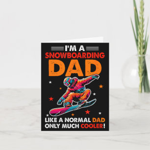 Eine Snowboard-Daddy-Definition viel cooler lustig Karte
