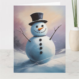 Eine Snowy Daydream Card Karte