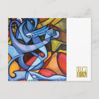 Eine so blaue Postkarte