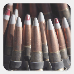 Eine sogar Mischung von vier Ballrunden zu einem Quadratischer Aufkleber