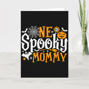 Eine Soky-Mama lustiger Halloween-Familien-Matchin Karte
