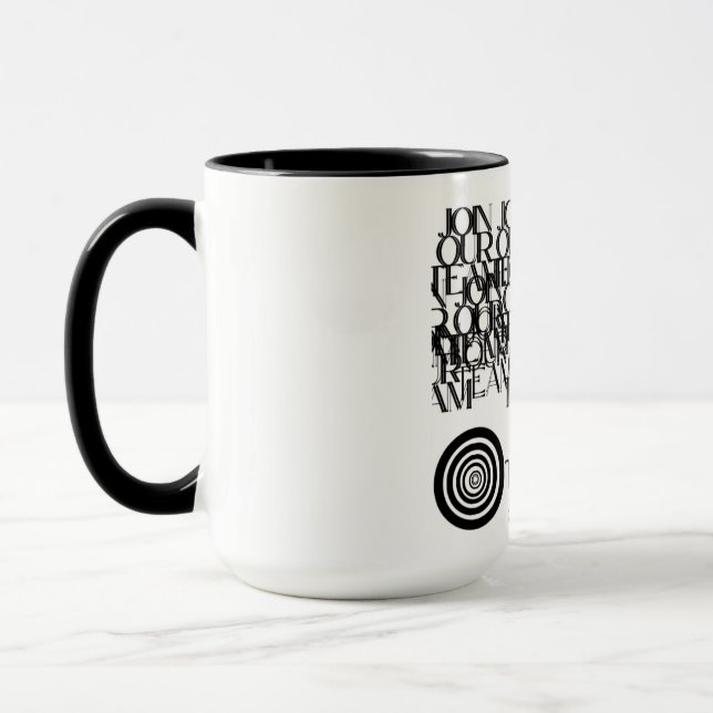 eine solche Tasse (Links)