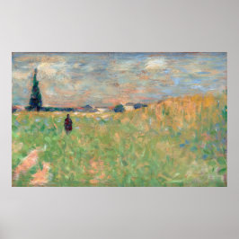 Eine Sommerlandschaft - Georges Seurat Kunst Poster