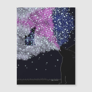 Eine Sommernacht mit Sirius Magnetkarte